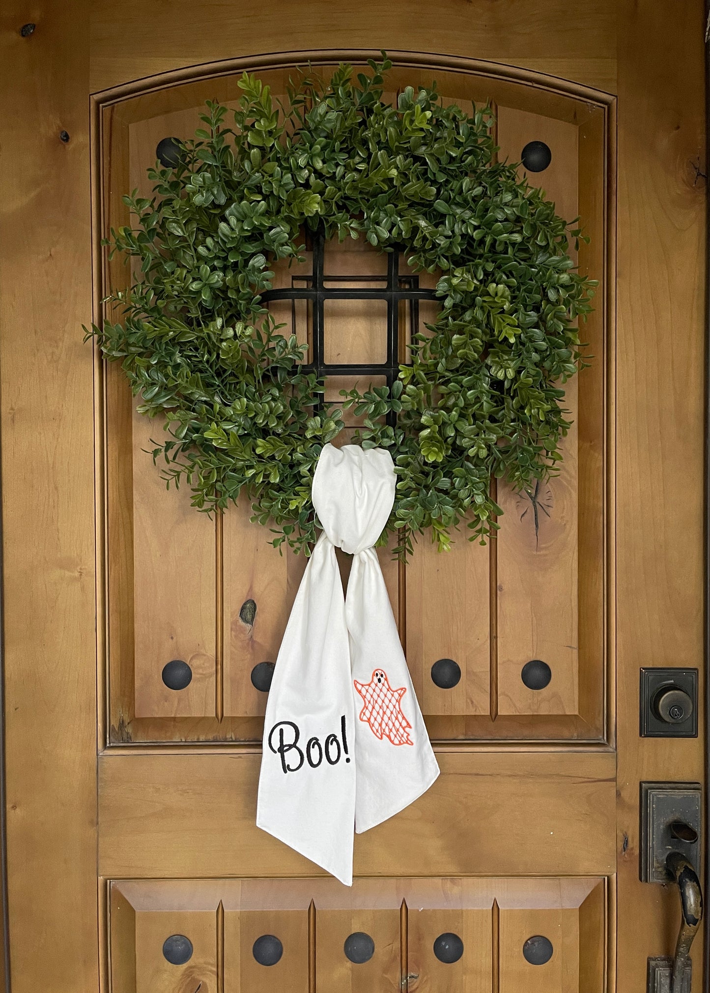 BOO! Wreath Sash