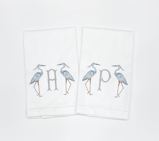 Blue Heron Tea Towel