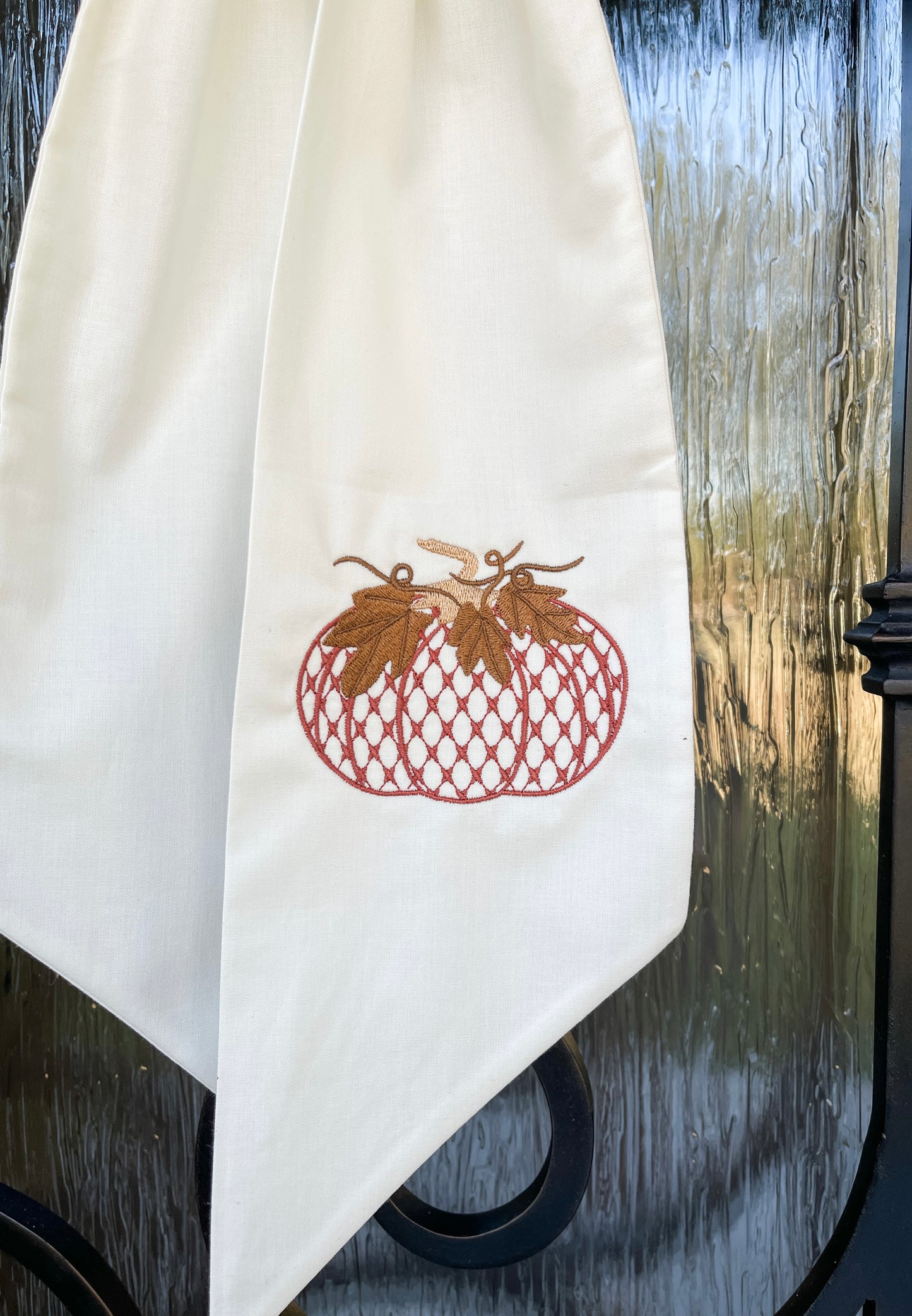 Fall Pumpkin Wreath Sash