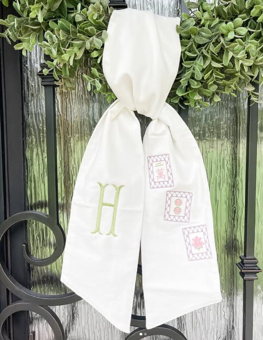 Mahjong Wreath Sash