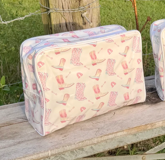 Pink Boot Bag